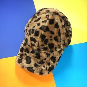 Opening Ceremony New Era 9FORTY Adjustable Leopard Print Faux Fur Snapback Hat